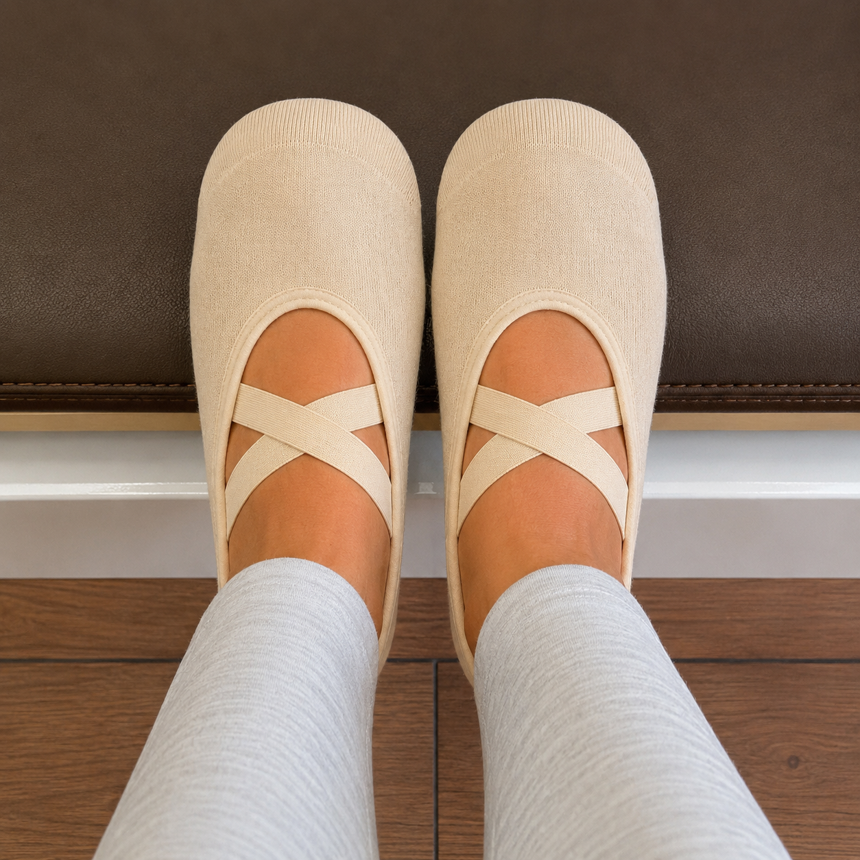 Chaussettes Pilates Aera™ Abricot