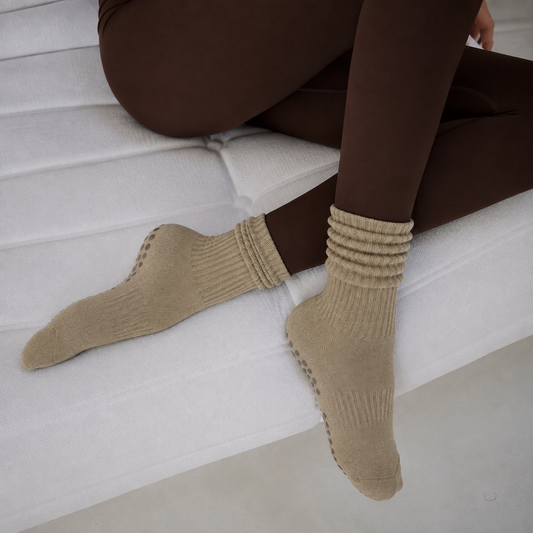 Chaussettes Pilates Cloud™ Sable