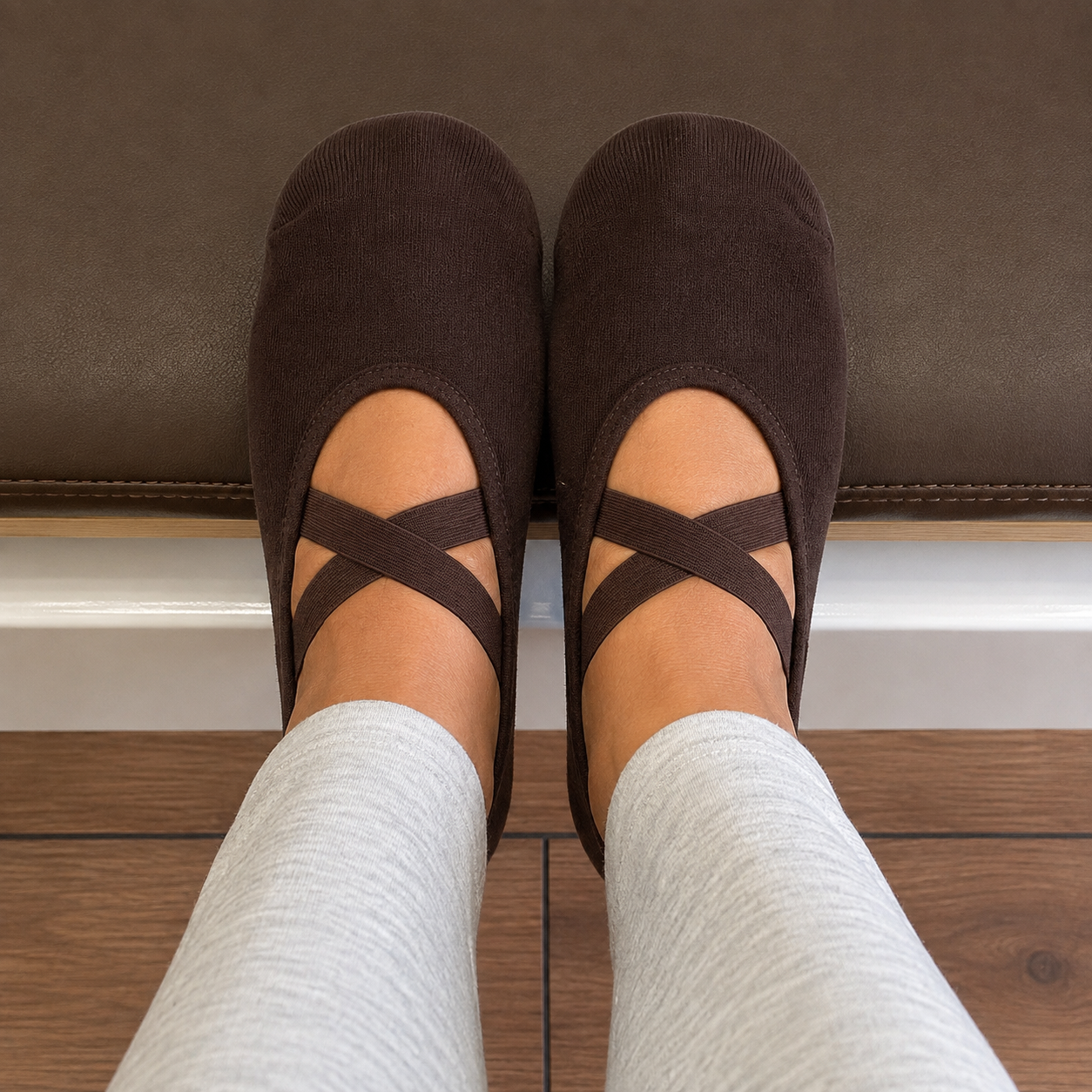Chaussettes Pilates Aera™ Café