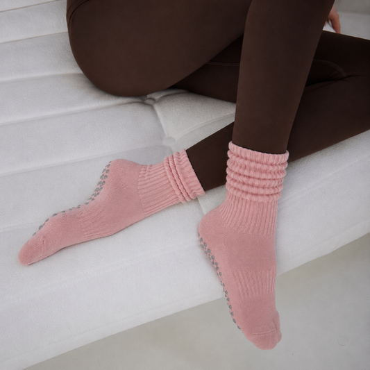 Chaussettes Pilates Cloud™ Pivoine