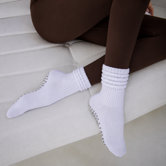 Chaussettes Pilates Cloud™ Perle
